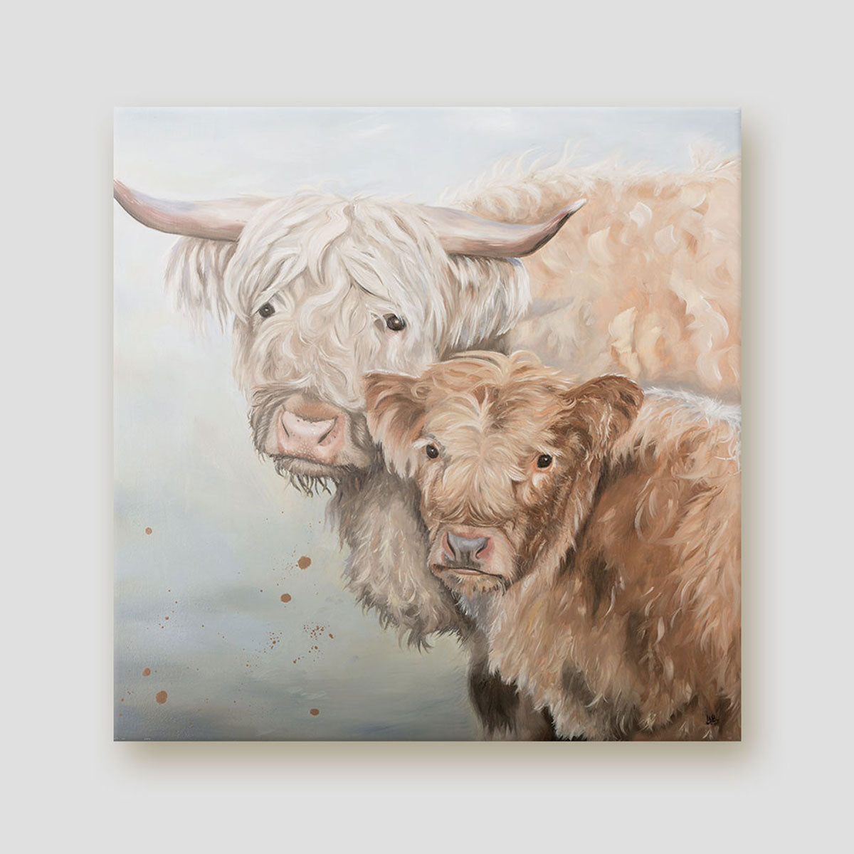 Highland Cow Canvas