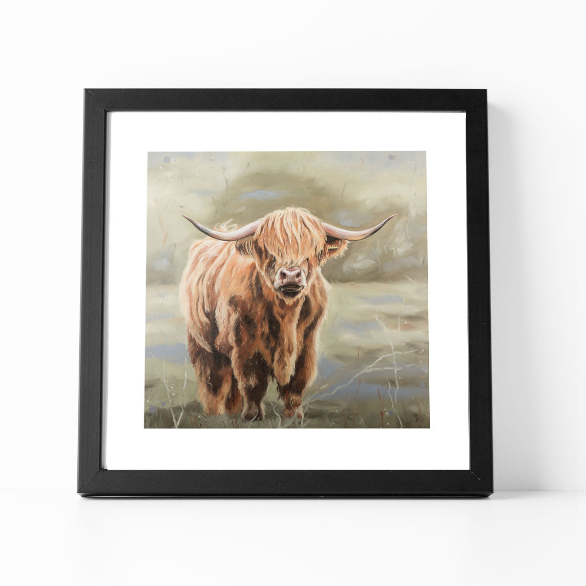 Bonnie Highland cow print