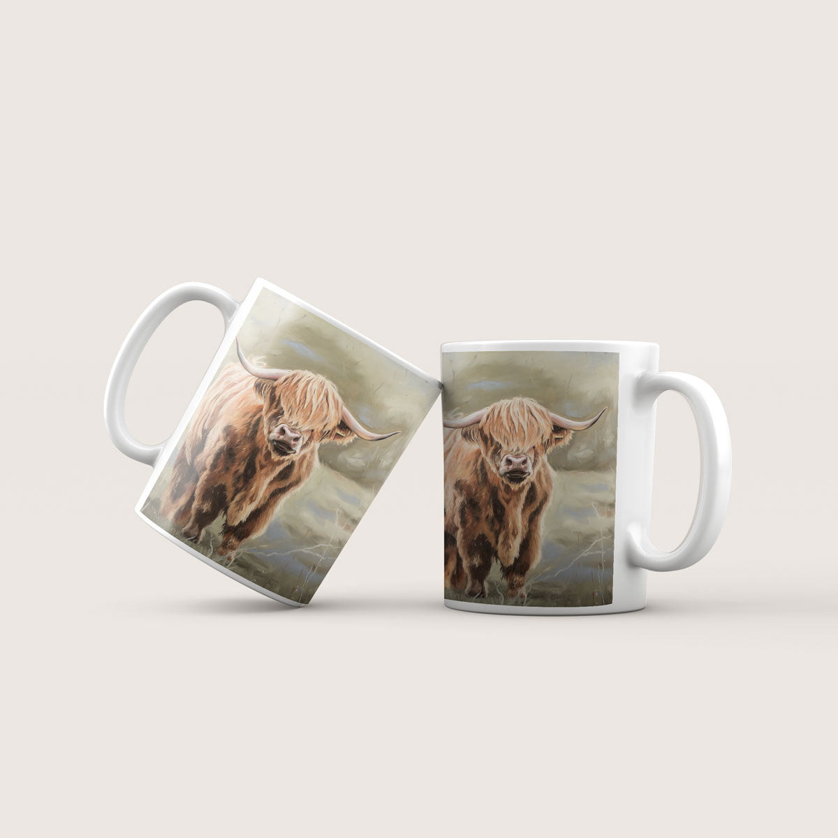 Bonnie Highland cow mug