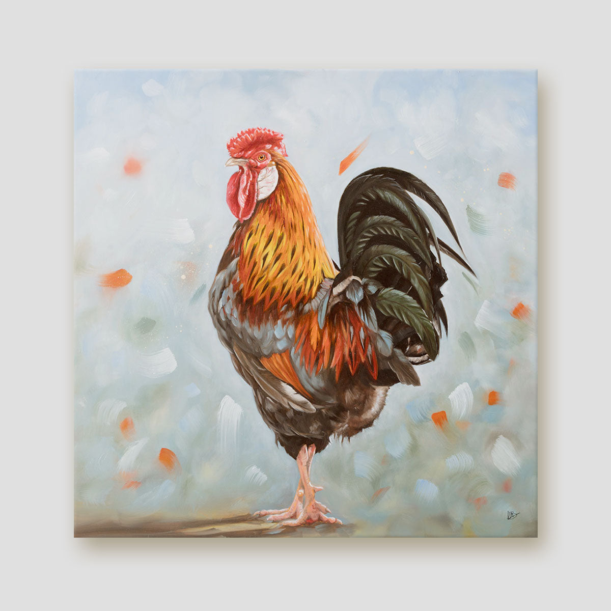 Dandy - Rooster Canvas Print
