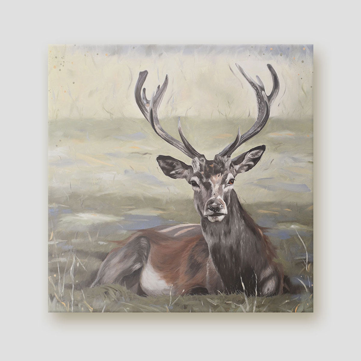 Dignity stag canvas art