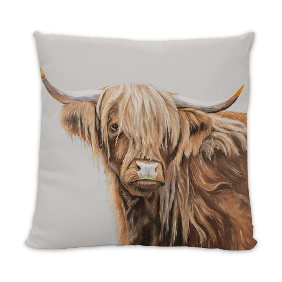 Highland Cow Cushion - light