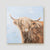 Fern Highland cow canvas