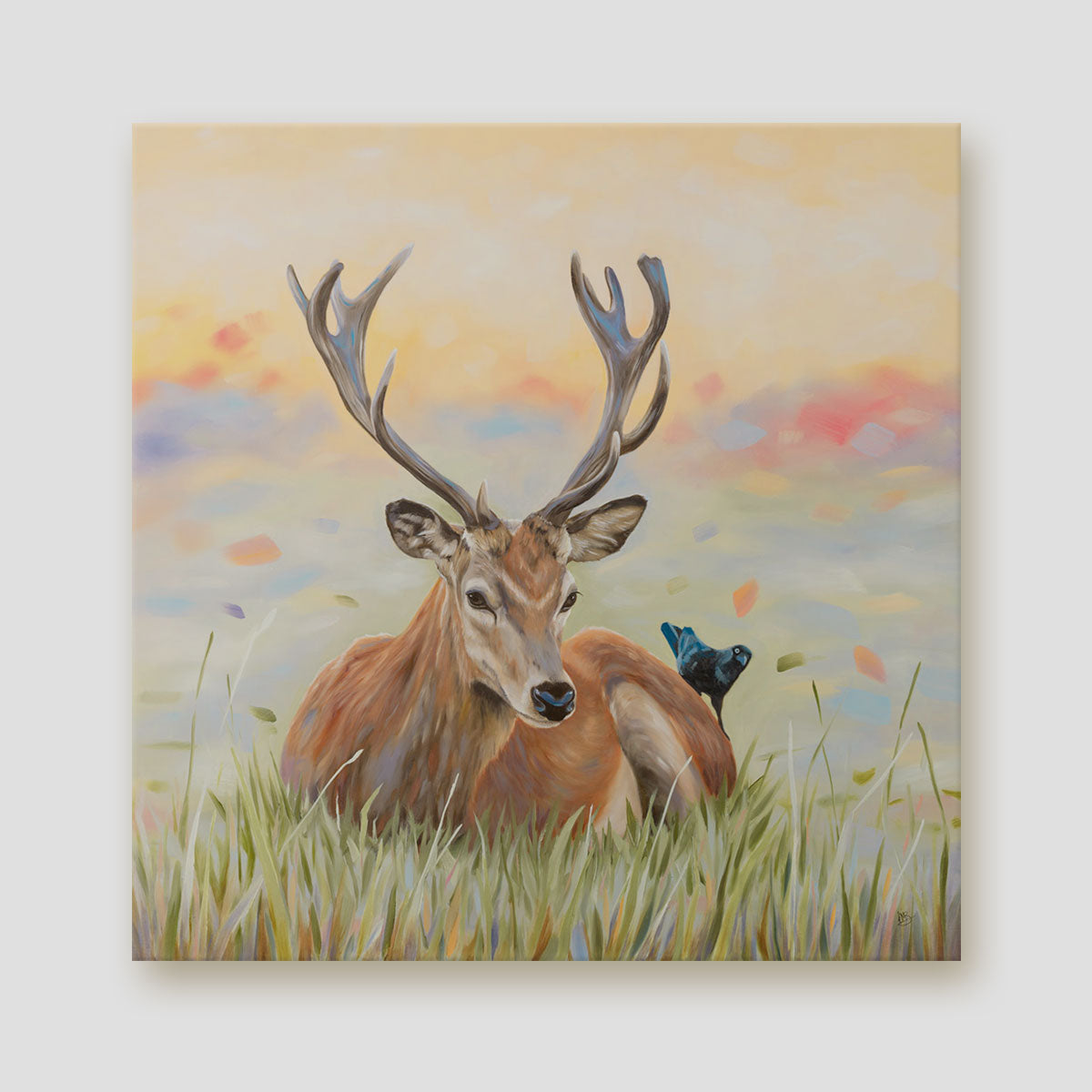I've Got Your Back - stag canvas print