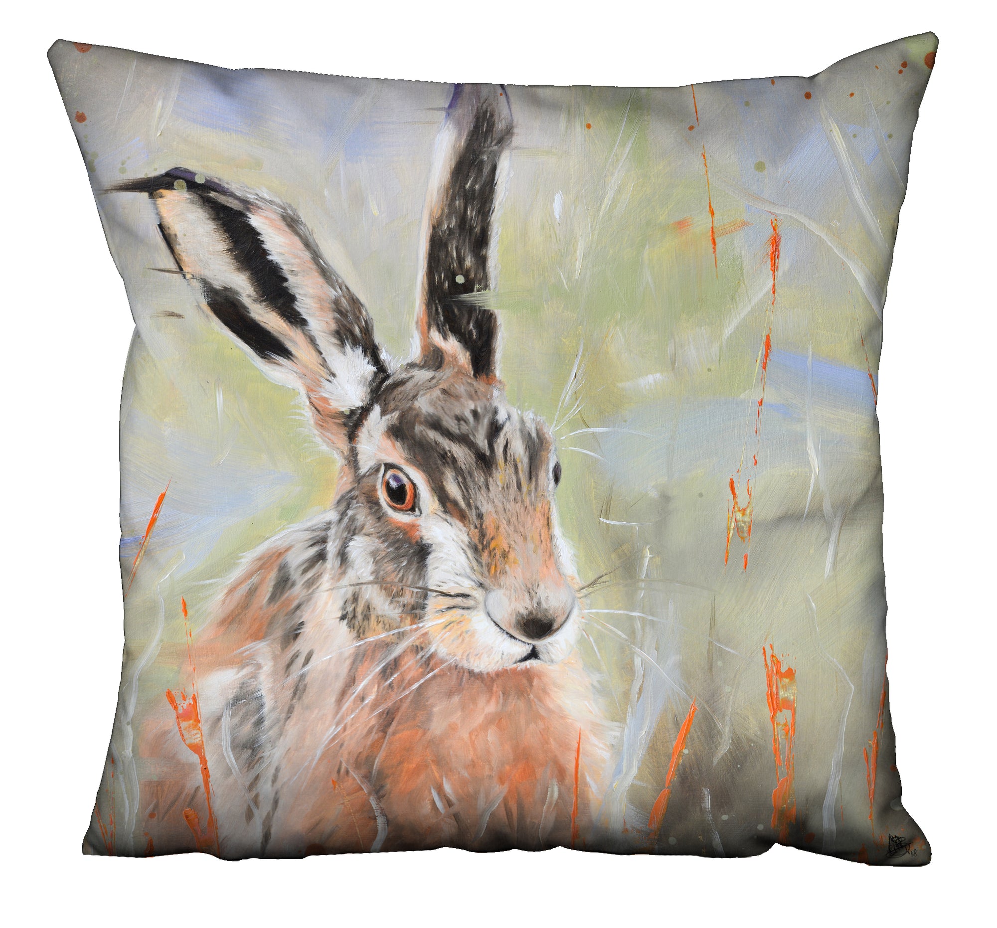 Pepper hare cushion