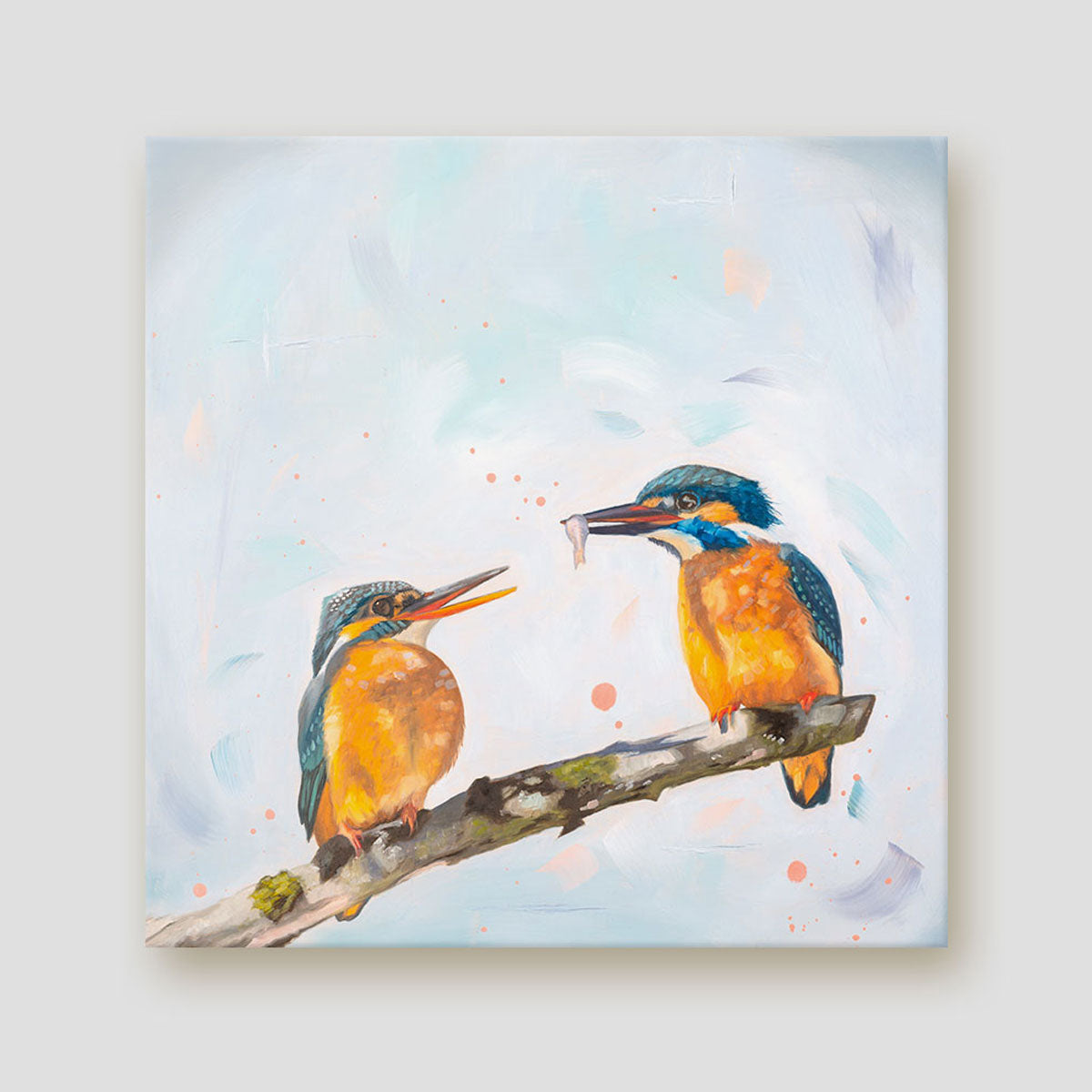 The Gift Kingfisher canvas
