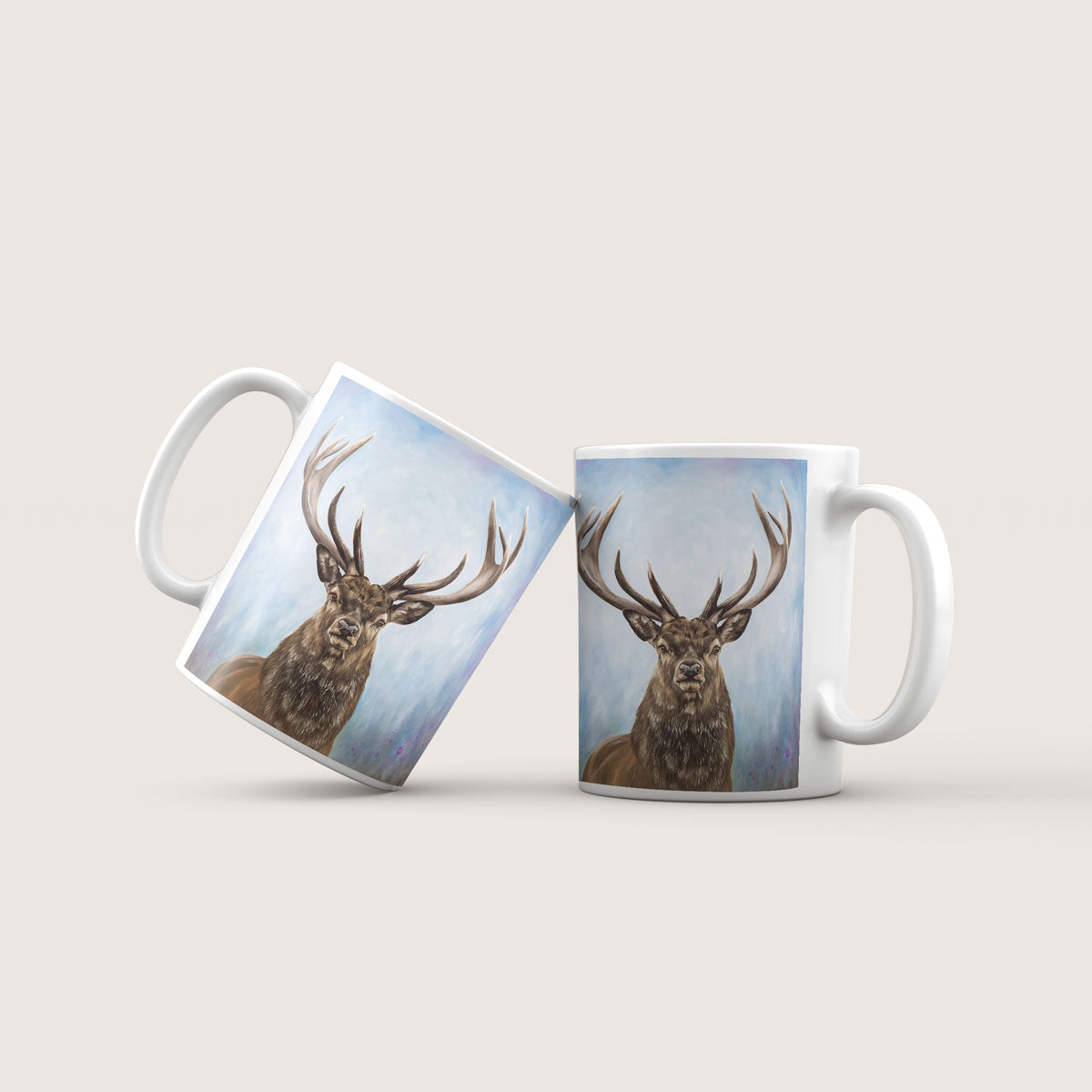 The Protector - Stag Ceramic Mug