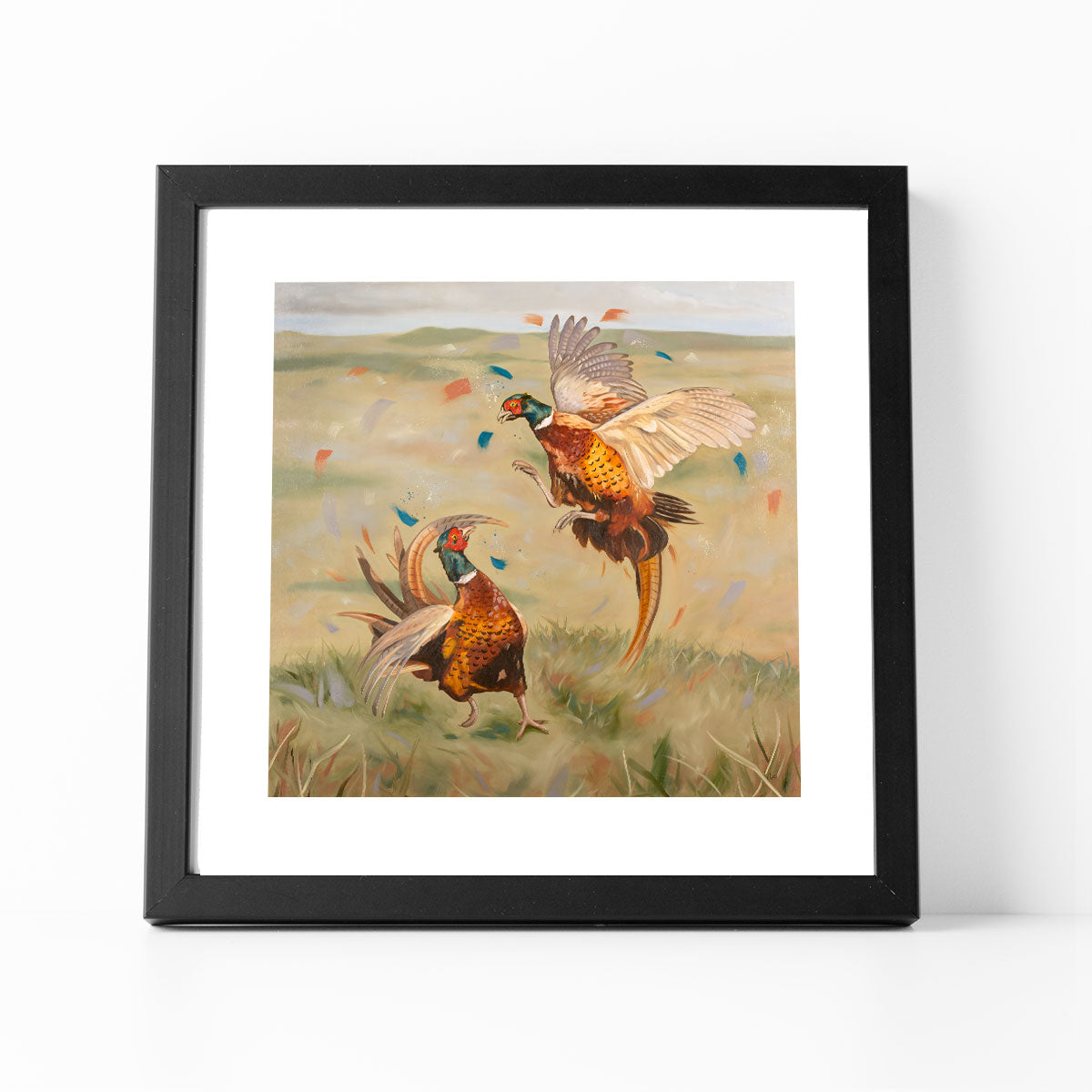 The Rivals - Fighting Pheasants Print