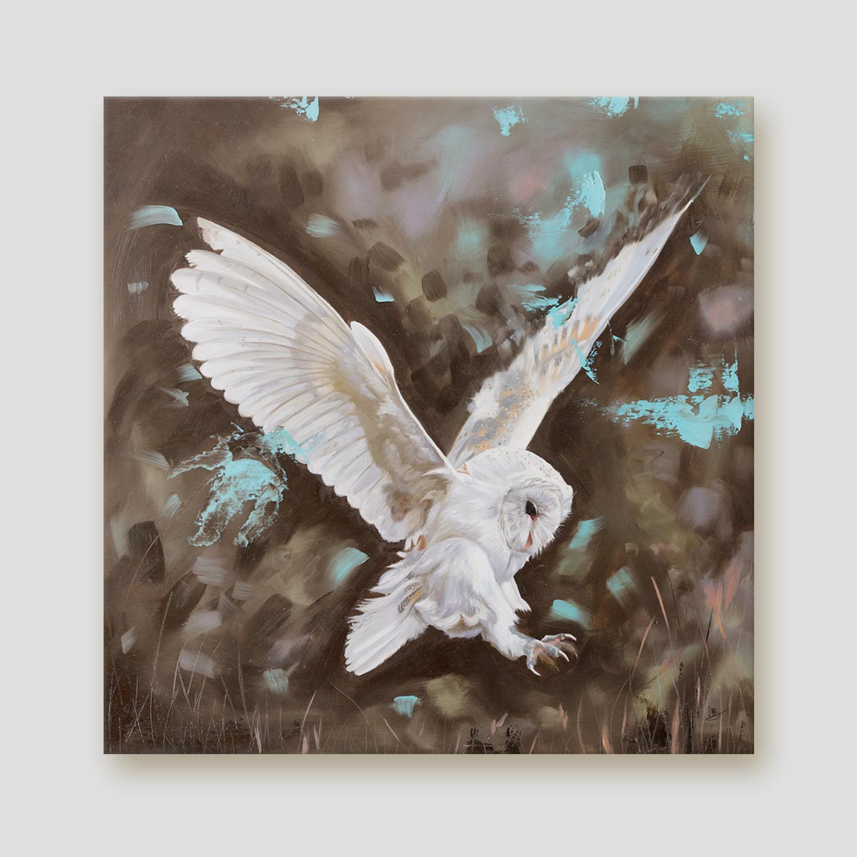 Wild Spirit - Barn Owl Art Canvas Print