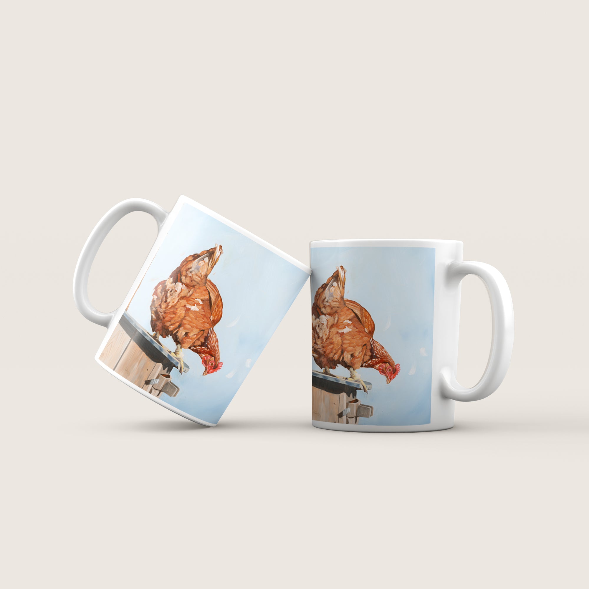 Chicken mug - Don't chicken out