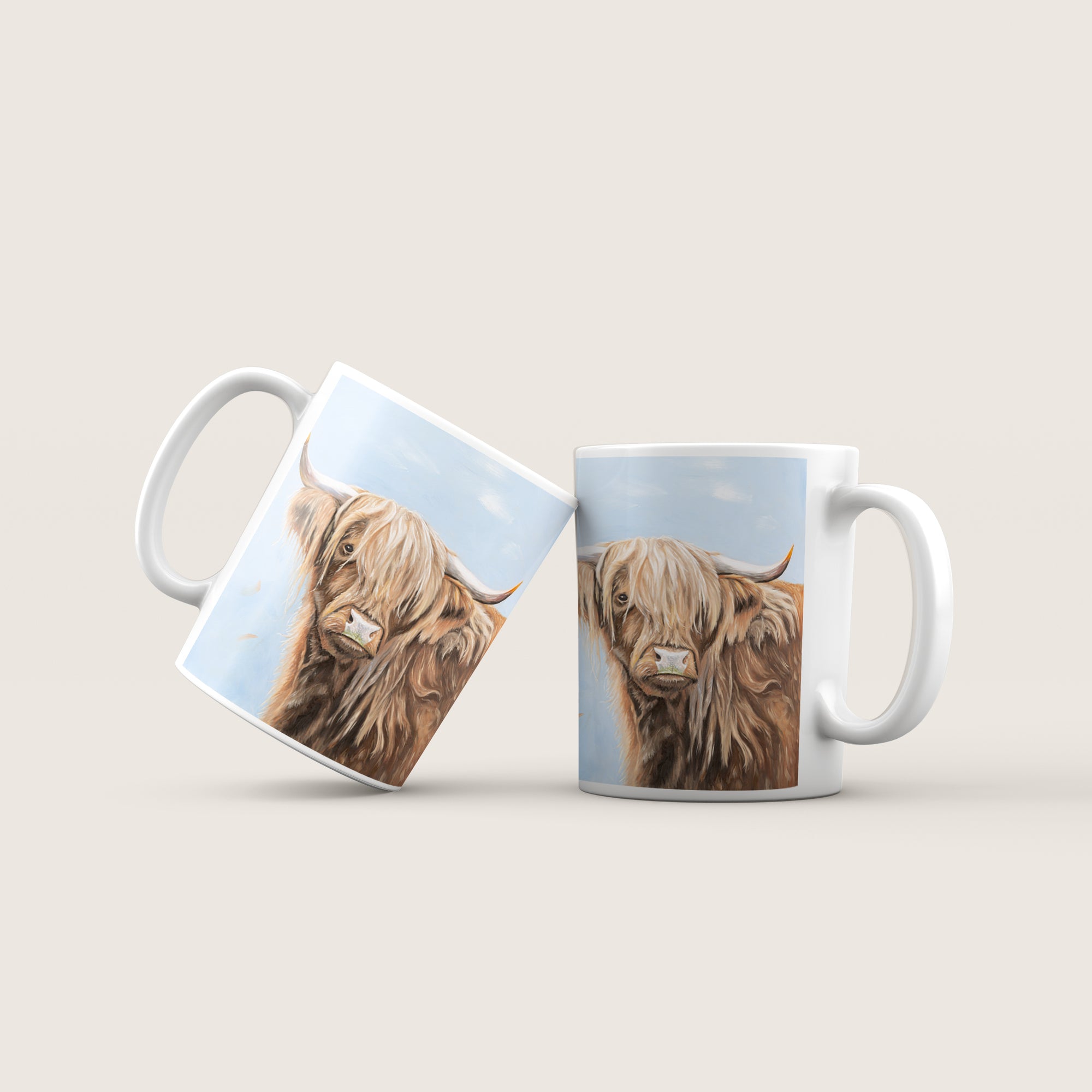 Highland cow mug - Fern